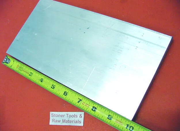 1/2" X 6" ALUMINUM 6061 T6511 FLAT BAR 10" long Solid New Extruded Mill Stock