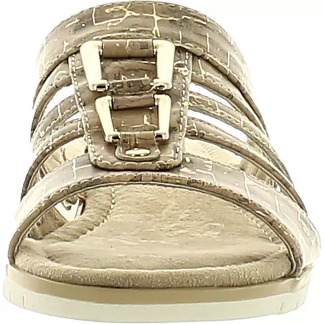 EASY STREET WOMENS Gracelynn Tan Slide Sandals Shoes 6.5 Medium (B,M ...