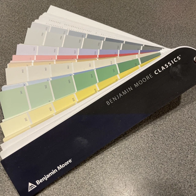 BENJAMIN MOORE CLASSICS Paint Fan Swatch Samples 14.00 PicClick