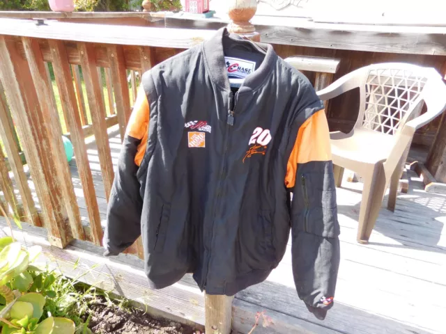 CHASE AUTHENTIIC # 20 Tony Stewart Home Depot jacket removable sleeves ...