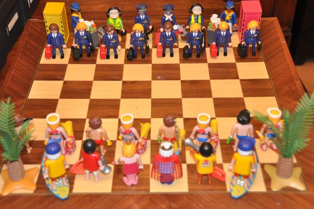 FIGURINE GUERRIÈRE ÉGYPTIENNE Playmobil avec armes romaines EUR 5,99