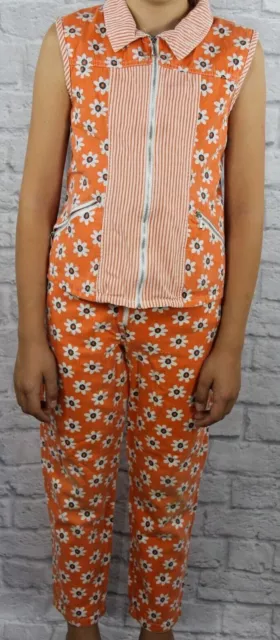Set due pezzi ragazza taglia 140 Vat & Tine anni 70 VERO VINTAGE ragazze anni 70