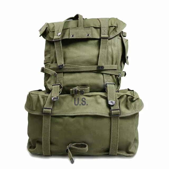 Vietnam War US Army M1945 Backpack Haversack Knapsack Upper Pack Strap Belt Suit