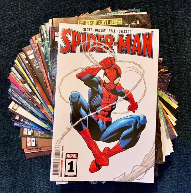 Lot (45) SPIDER-MAN & Related MARVEL COMICS Miles Morales, Silk ++