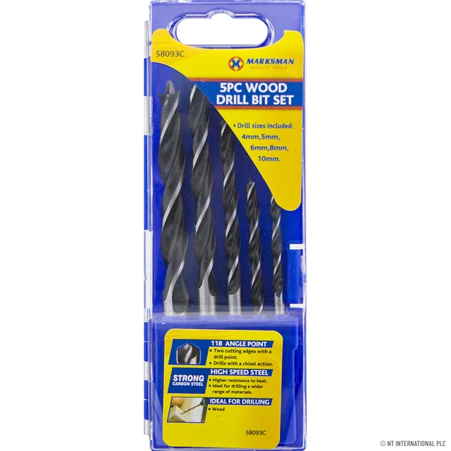 Milwaukee SPEED FEED Auger Wood Drilling Bit Set (4-Piece) 48-13-0400