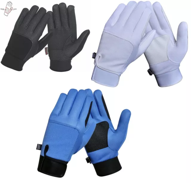 Wind & Water Resistant Breathable Horse Riding Gloves - Thinsulute