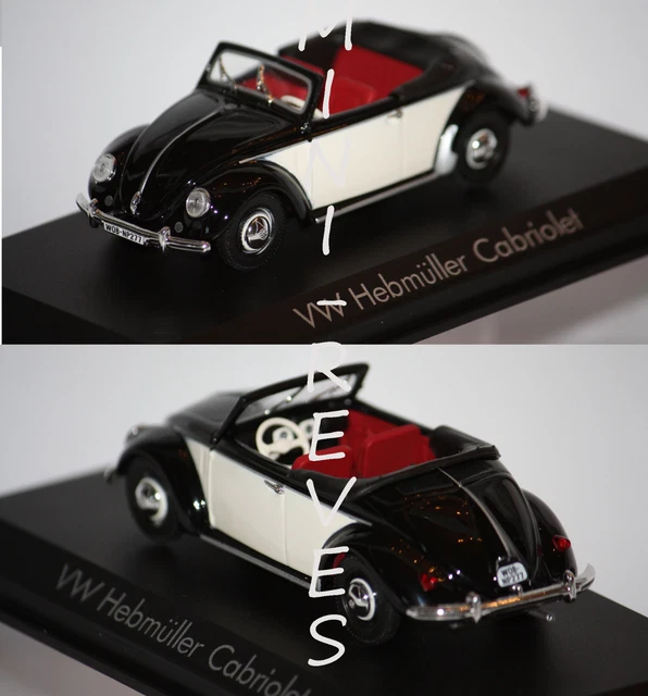 VW 1303 KÄFER Cabriolet 1:18 Modellauto Miniatur 1/18 Schwarz Black
