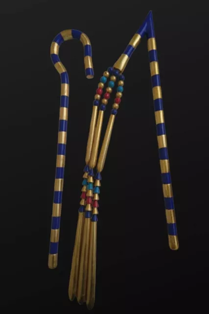 Wonderful Egyptian Crook and Flail Symbol of strength, sovereignty, stability