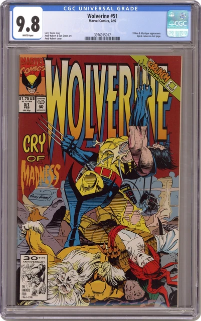 Wolverine #51 CGC 9.8 1992 3976915017