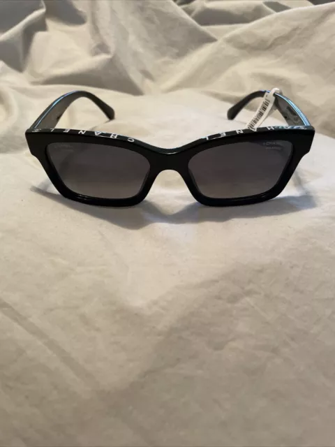 Chanel 5417 C534/3 Square Sunglasses Black 54mm