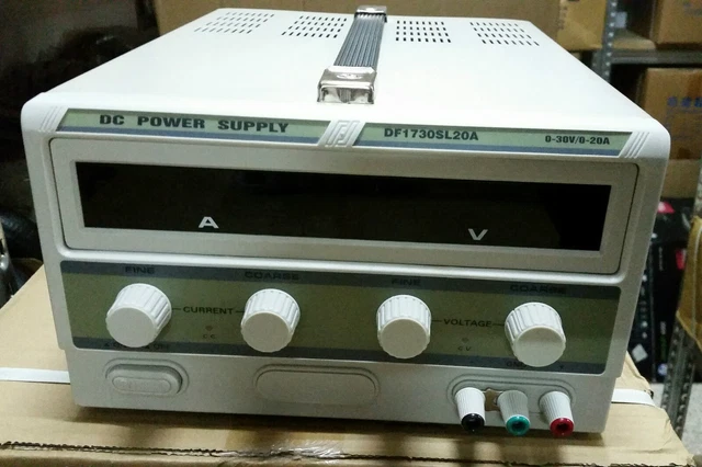 Alimentation Dimmable Pour Laboratoire De 0 À 30 Volt Dc 20A