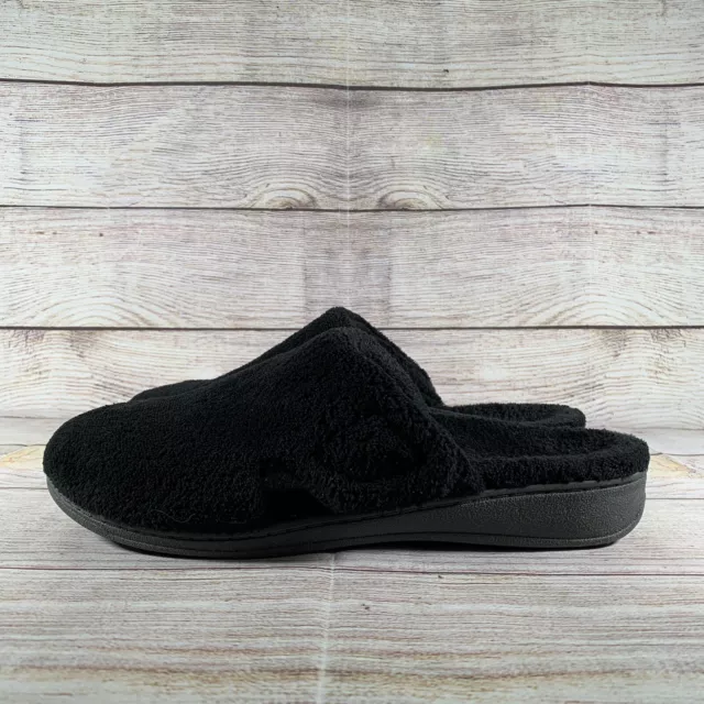 VIONIC GEMMA Gemma Womens Size 10 Black Orthotic Slippers Slip On Mules