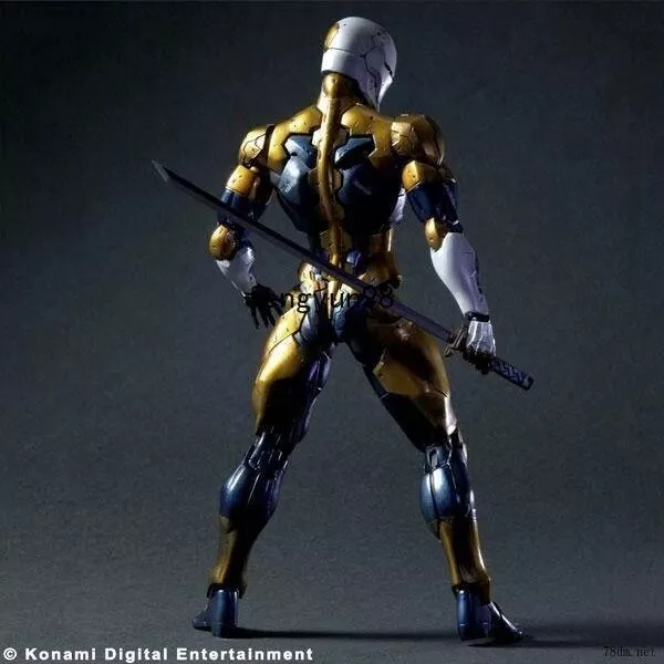 PLAY ARTS Metal Gear Solid Gray Fox PVC Action Figure Model Toys 24cm