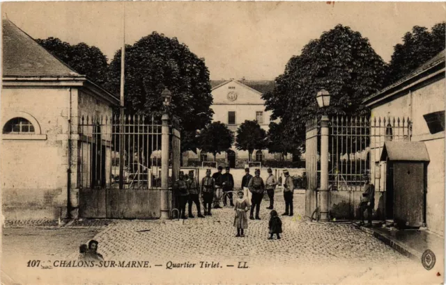 CPA CHALONS-sur-MARNE - Quartier Tirlet (742732)
