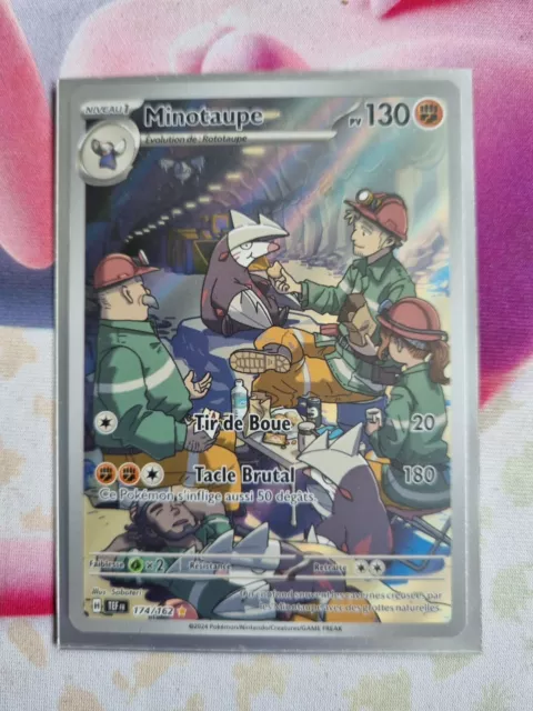 Carte pokémon Minotaupe AR 174/162 Force Temporelle Neuve FR EV5