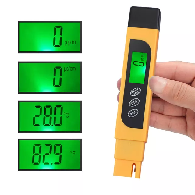 TDS PPM Meter Digital Tester Home Drinking Tap Water Quality Purity Test Tester