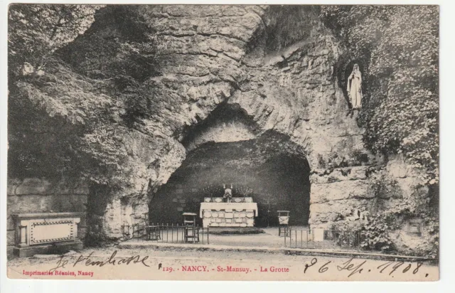 NANCY - Meurthe & Moselle - CPA 54 - la Grotte de Saint Mansuy