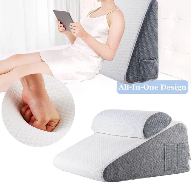 Almohada para dormir profundamente con cuña para almohada de reflujo ácido triángulo P6S0