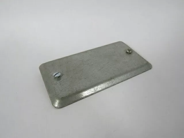 Hubbell 20-C-4 Blank Cover for Utility Box 4"LX2-1/8"W USED