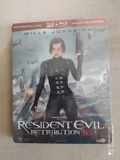Blu ray 3d resident evil 5 retribution steelbook