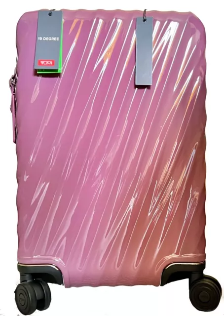 Nwt Tumi 19 Degree Hard Side Expandable Carry On Spinner Suitcase, Hibiscus