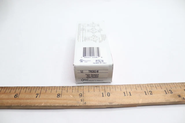 P&S Tamper-Resistant Hard Use Duplex Receptacle White 20A 125V TR5362-W