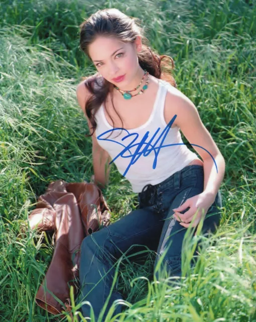 Genuine " KRISTIN KREUK " SMALLVILLE "@@ Autograph Hand Signed 8"x 10" Photo COA