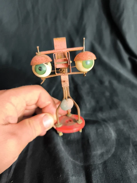 Lot Yeux Riboulants Anciens Pour Poupée Porcelaine - Métal Et Verre