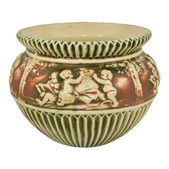 ROSEVILLE DONATELLO 1916 Vintage Art Pottery Ceramic Jardiniere Planter