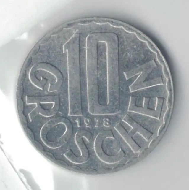 Austria Coins - 10 Groschen  1978      *570