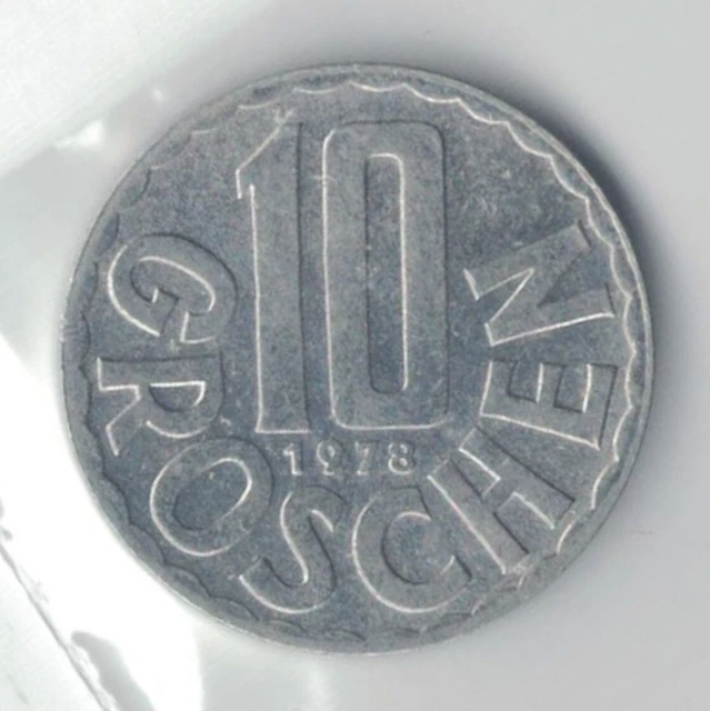 Austria Coins - 10 Groschen  1978      *570