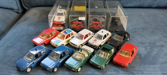 Vintage Solido Verem 1/43 model car Peugeot 205 GTI Turbo 16 CTI konvolut lot