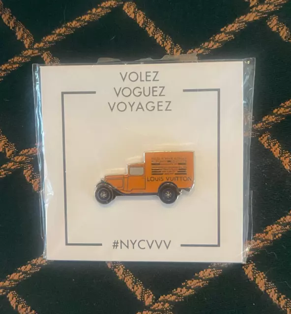 LOUIS VUITTON Pin - Truck - VOLEZ VOGUEZ VOYAGEZ NYC EXHIBITION Pintrill #NYCVVV