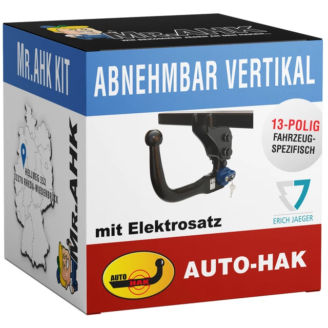 Für BMW X3 E83 SUV AutoHak Anhängerkupplung vert. abnehmbar + 13polig spezifisch