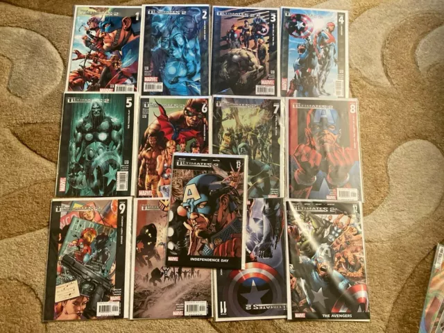 Ultimates 2 #1-13 VF/NM Millar complete series 2005-06