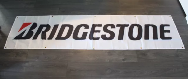 Bridgestone Tires Banner Flag Big 2x8 feet Tire Shop Store Mechanic Garage 97