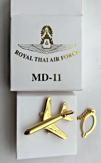 Aviation Tie Pin Mcdonnell Douglas Md11 Aircraft - Rare