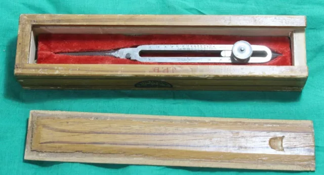 Old Vintage Drafting Proportional Tool Divider Scientific Steel Instrument 33