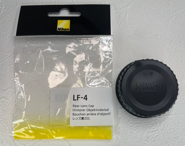 Cubierta Protectora Montura Tapa Trasera Objetivo Y Tapa Carcasa Reemplaza Nikon BF-1B, LF-1 4 Para Camaras Nikon 800114418 Carcasa Lente Nikon
