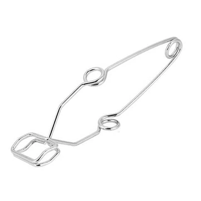 1 Stück Frühling Stahl Prüfen Rohr Clip Klemme Labors Testen Halter Werkzeug