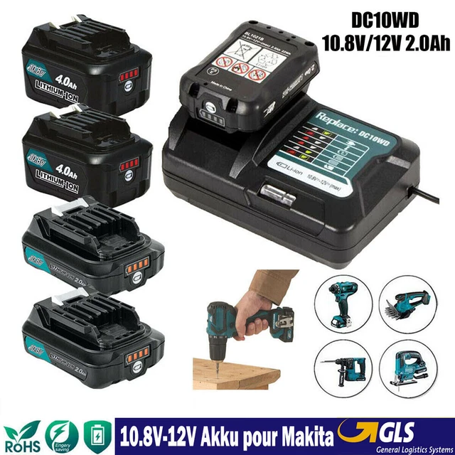 Makita accu 12 Volt Lithium o.a. accu voor Makita BL1021B & BL1015
