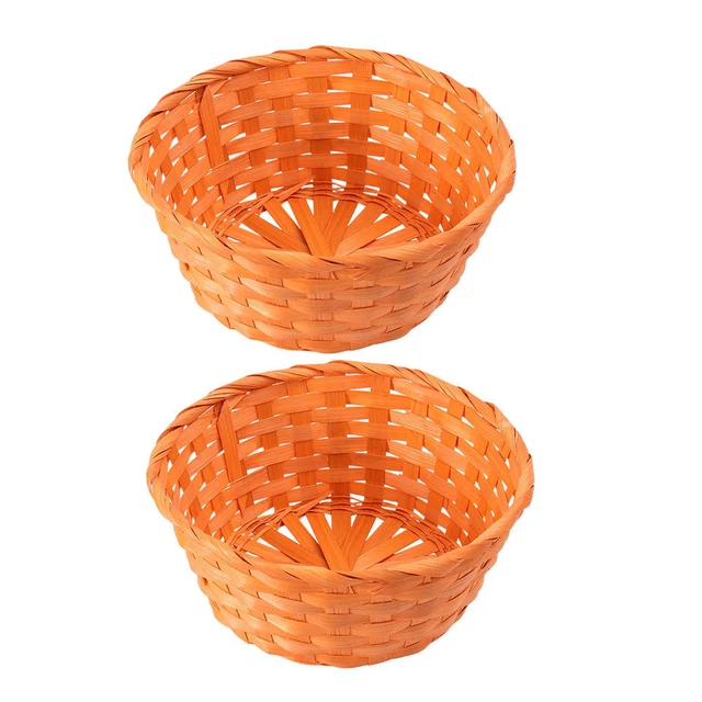 Bambú Pascua huevos cesta de mimbre cesta trenzada huevo natural