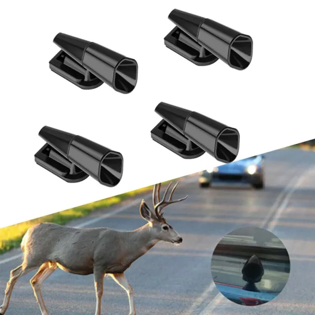2pcs Voiture Cerf Sifflets Animal Alerte Auto Avertissement Sifflets  Système Alarme Double Construction Deer Sifflets Dispositif Pour Voiture