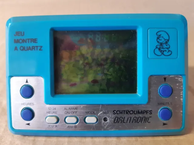 Jeu Electronique à Quartz -  SCHTROUMPFS ORLITRONIC - TIGER - 1982 - 2