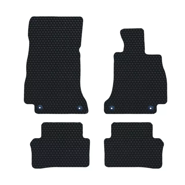 Mercedes E Class W213 2016-2020 GENUINE DELUXE Tailored Rubber Car Mats Black