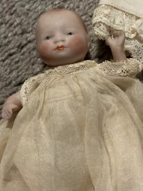 Old Vintage Doll Baby With Clothes