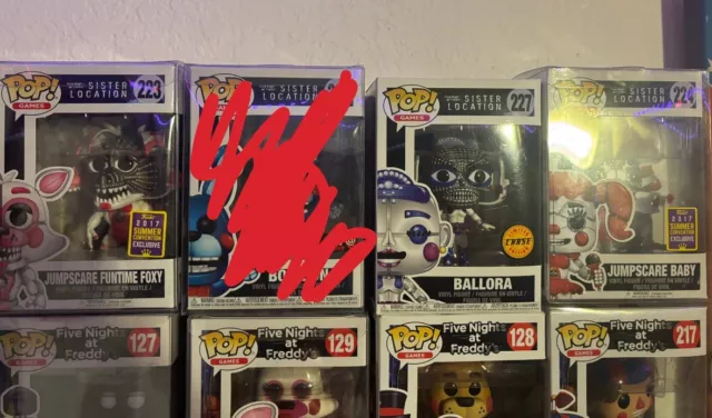 FNAF Sister Location Funko Pop Lot