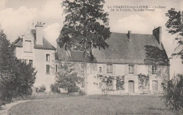 CPA 58 La CHARITE sur LOIRE Chateau de la POINTE West Facade