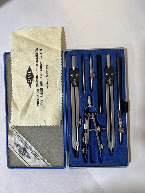 Vintage Made In Germany Alvin 511 Drafting Set Vintage Made In Germany Alvin 511 Drafting Set