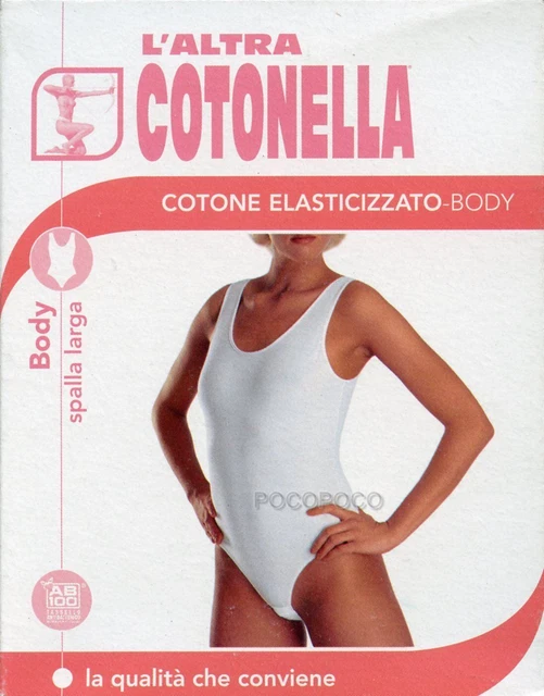 Body Cotonella Body Lupetto Manica Lunga Cotonella - In Cotone Elasticizzato Con Tassello Igienico | Per Bambini Body Lupetto Cotonella